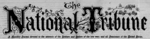 The National Tribune: A Post Civil War Veterans Newspaper
